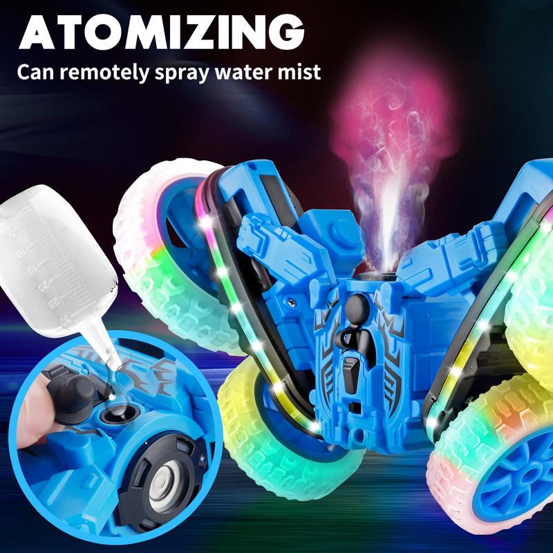 Remote Control Stunt Car - 4WD 360° Rotation Double-Sided Flipping and Spinning, Rugged Off-Road Vehicle for Thrilling Adventures