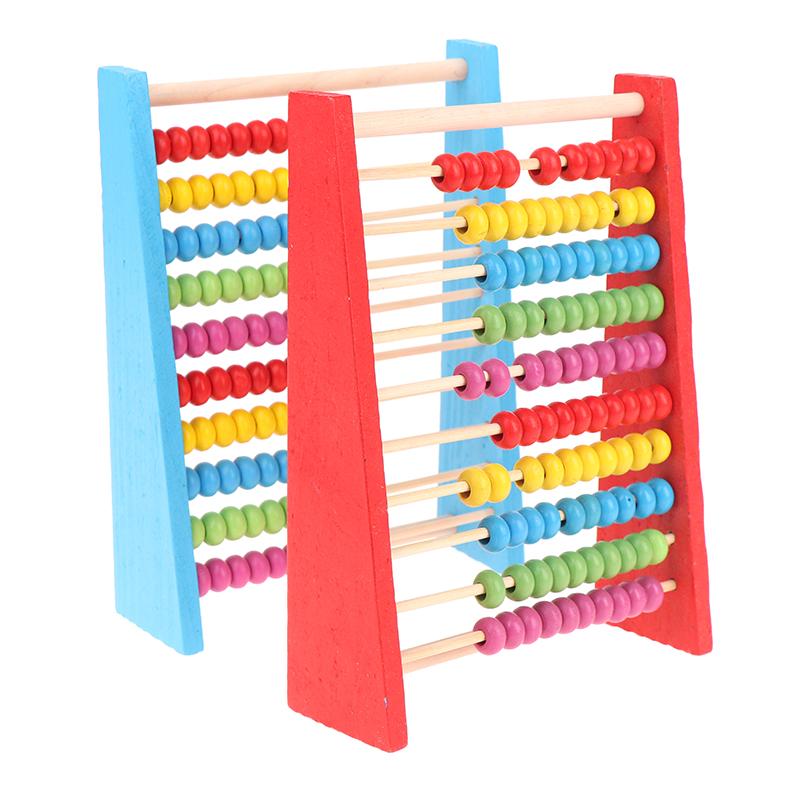 Wooden Abacus Child Math Educational Learning Toy Calculat Bead Counting Kid Toy