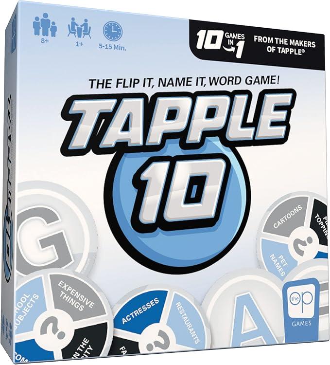 TAPPLE Word Game Fast-Paced Family Board Game | Choose a  Category & Race Against The Timer to be The Last Player | Learning Game Great for All Ages (1 Pack)