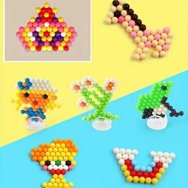 Handmade Water Mist Magic Beads Toys for Teen Girls, 1 Set Creative Mini Magic Beads for DIY Craft, Funny Puzzle Toy Build Kit, Christmas Gift