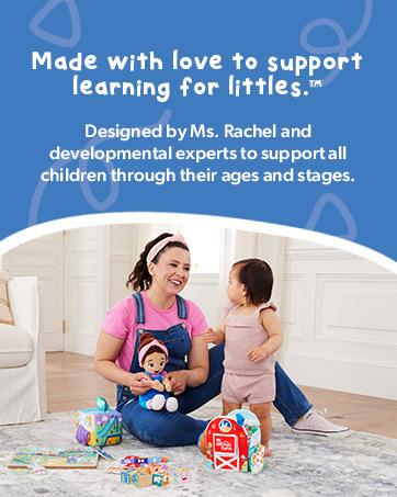 Charming Ms. Rachel Singing Doll - 16-Inch Interactive Toy for Toddlers with Heartfelt Lullabies and Phrases!