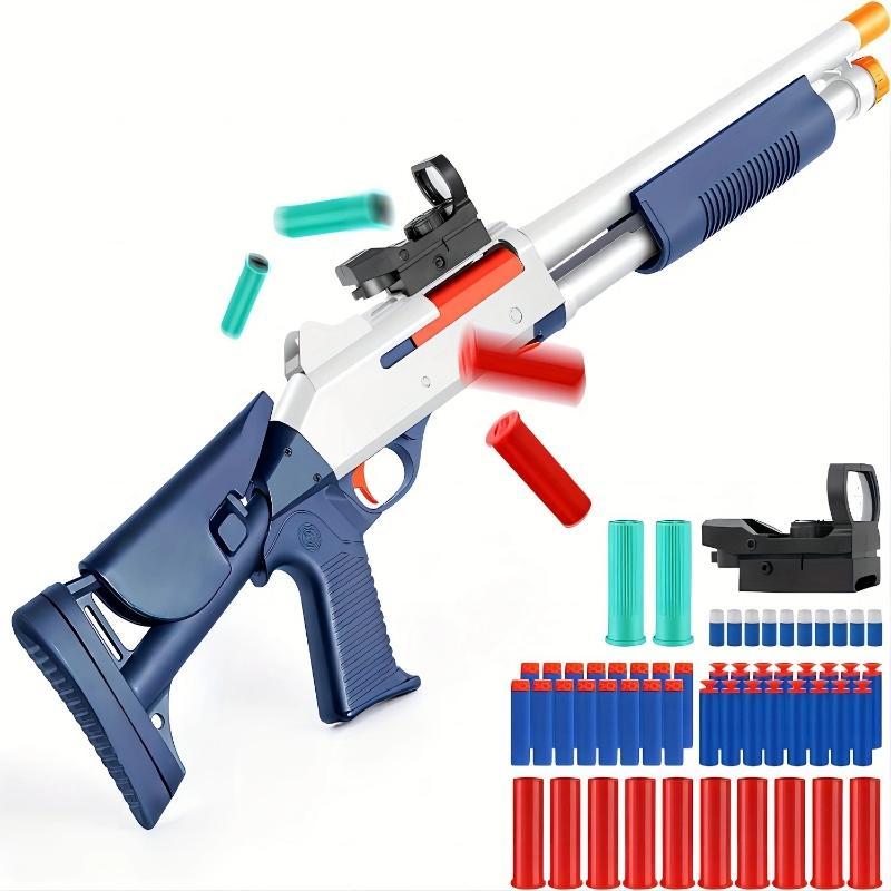 Toy Gun Foam Blasters (31-Inch) Soft Bullet Shotgun with 10 Shells and 40 Soft Darts