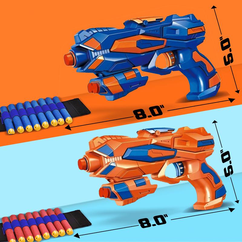 Blasters & Toy Guns 2 Pack with 60 Darts for Kids - Perfect Christmas or Birthday Gift outdoor sport nerf  rebelle year old