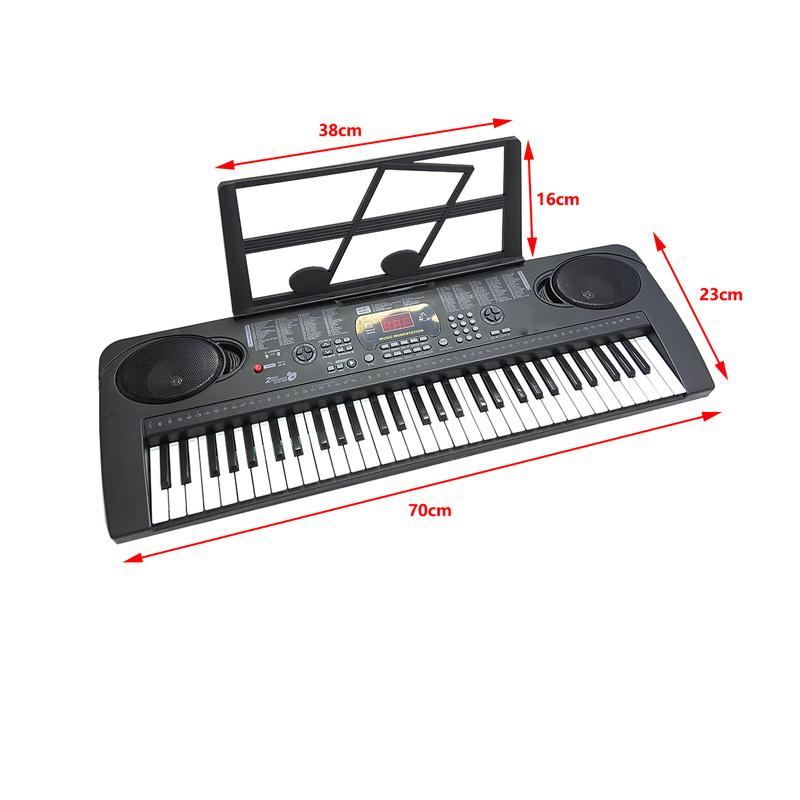 61 Keys Piano Keyboard, Electronic Digital Piano with Built-In Speaker, Portable Keyboard Gift Teaching for Beginners, electric piano for kids, Birthday Gift for Children