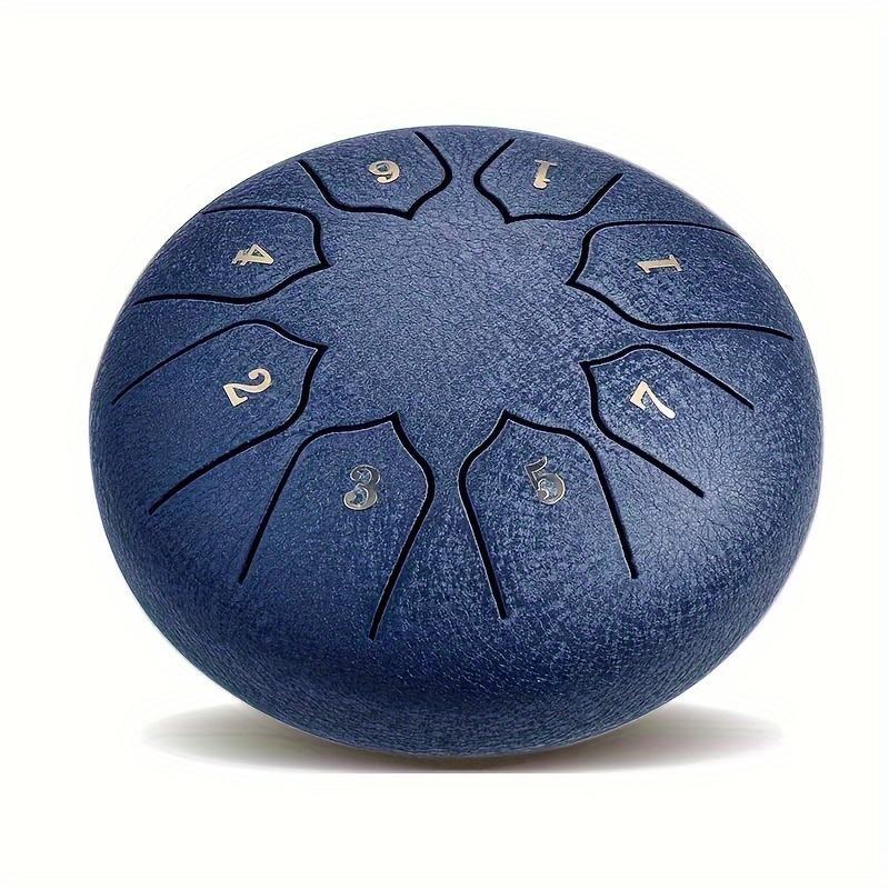 6 Inch 8 Note Steel Tongue Drum, 1 Set Steel Tongue Drum with Storage Bag, Mallet, Mallet Holder & Finger Cover, Percussion Instrument for Camping, Stocking Fillers Gift, Christmas Gift