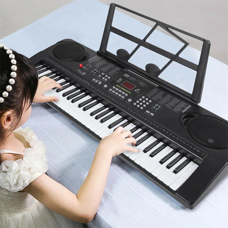 Kids Piano Keyboard 61 Keys - Portable Digital Music Keyboard for Beginners Player