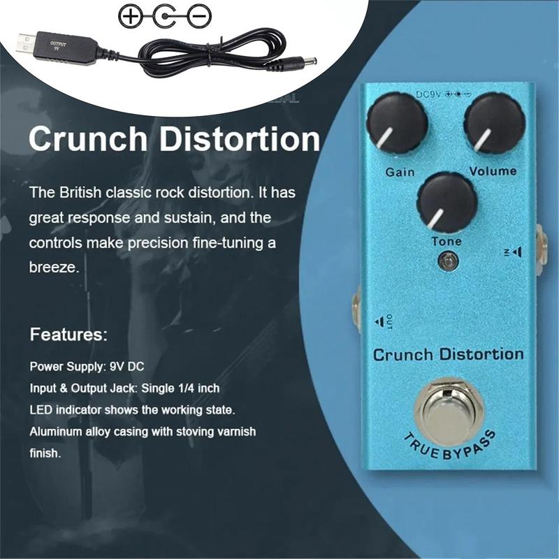 Mini Reverb Guitar Effects Pedal, Portable Chorus Electric Guitar Effect Pedal, Music Effects Pedals for Guitar, Bass, Piano, Electric Guitar, Acoustic Guitar, Music Accessories, Stocking Fillers Gift