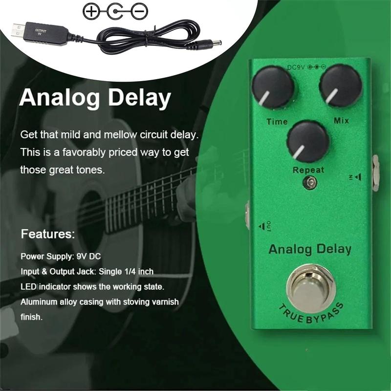 Mini Reverb Guitar Effects Pedal, Portable Chorus Electric Guitar Effect Pedal, Music Effects Pedals for Guitar, Bass, Piano, Electric Guitar, Acoustic Guitar, Music Accessories, Stocking Fillers Gift