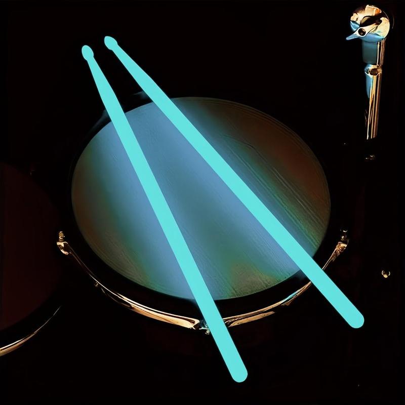 Luminous Drum Sticks, 1 Pair Glow in the Dark Drum Sticks, Perfect For Stage Performances And Household Drum Rhythm