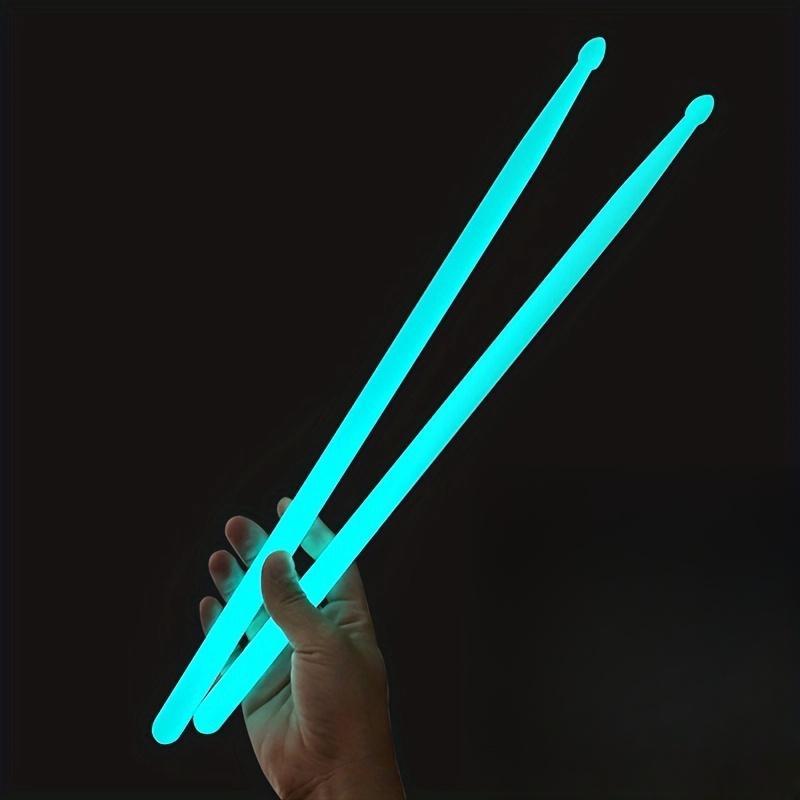 Luminous Drum Sticks, 1 Pair Glow in the Dark Drum Sticks, Perfect For Stage Performances And Household Drum Rhythm