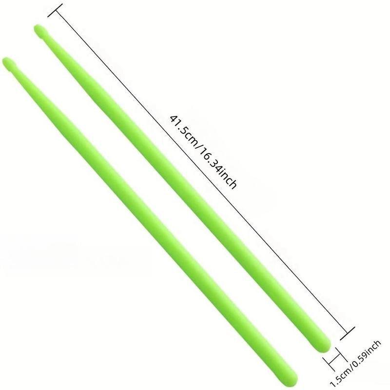 Luminous Drum Sticks, 1 Pair Glow in the Dark Drum Sticks, Perfect For Stage Performances And Household Drum Rhythm