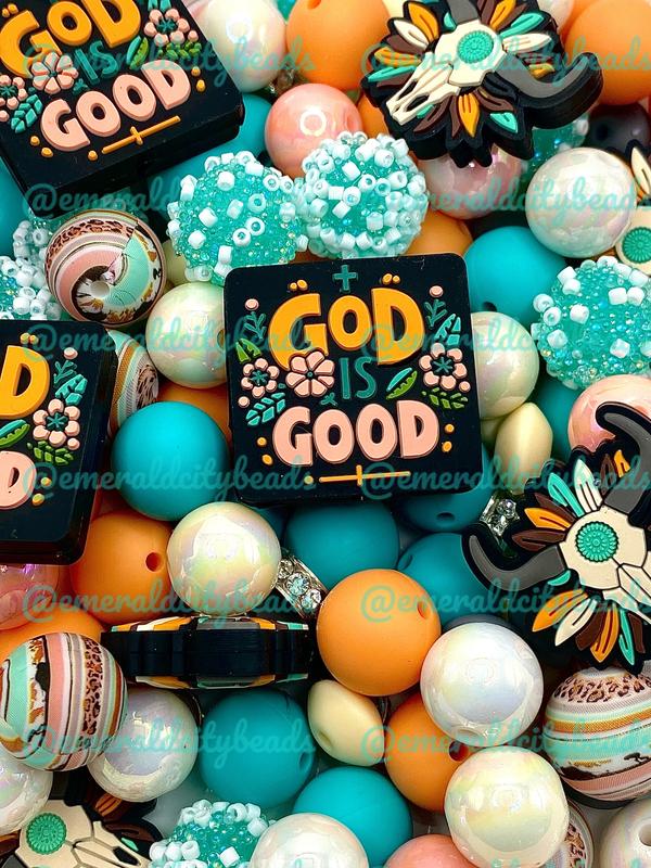 30pcs Bead Bundle 120 | God Is Good | Christian Beads | Jesus Beads