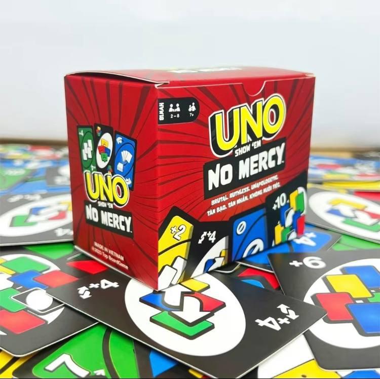 Boardgame card game UNO NOMERCY the game upgrades the harsh rules Show 'em No Mercy