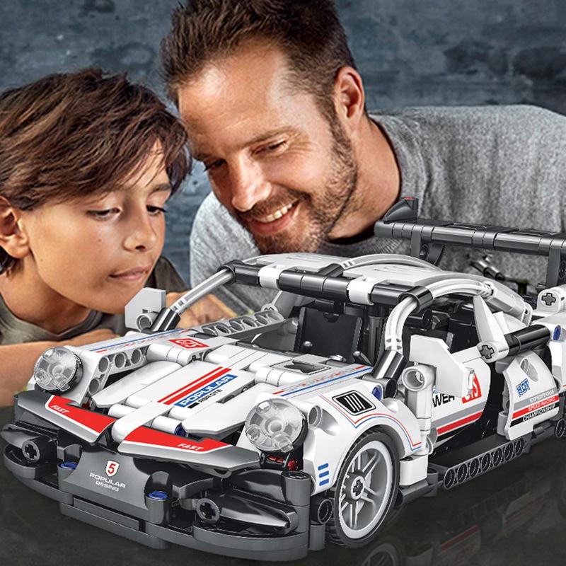 Super Racing Car Building Blocks (492pcs box), Sports Cars Model Bricks Assembly Toys, Educational Toys for Kids