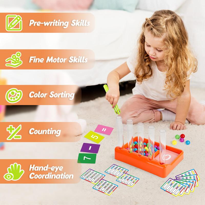 Aizweb Counting and Color Sorting Toys, Montessori Toys  Learning Activities,Math Manipulatives Matching Games Educational Learning Fine Motor Skills early education