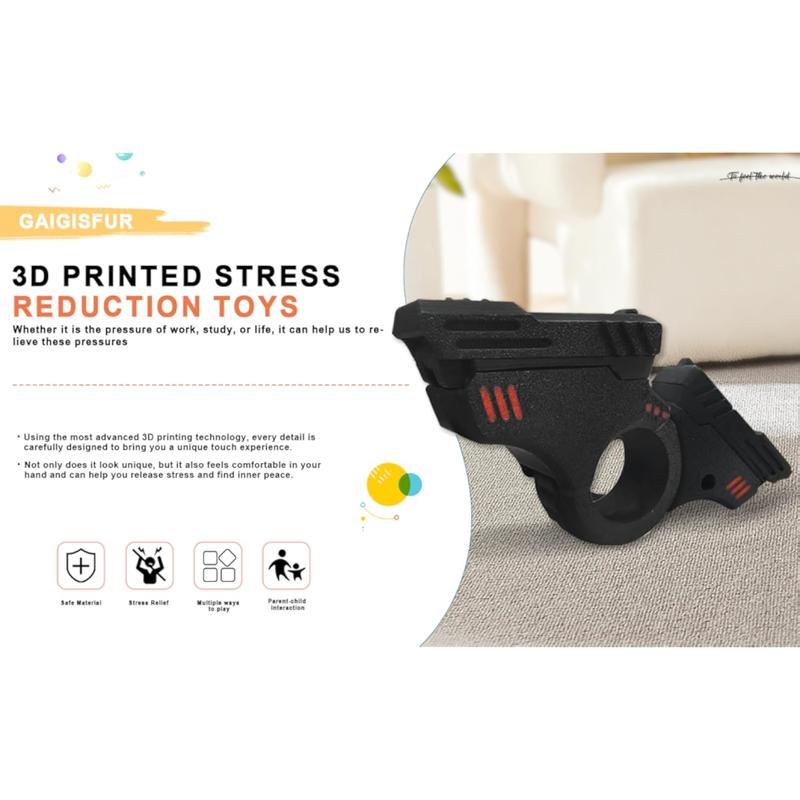 2024 New Stress Relief Toys, New Fidget Slider, 3D Printed Fidegt Slider Toys, 4 Ways to Play with Stress Relief，Suitable for Sufferers of Autism, Anxiety Disorders