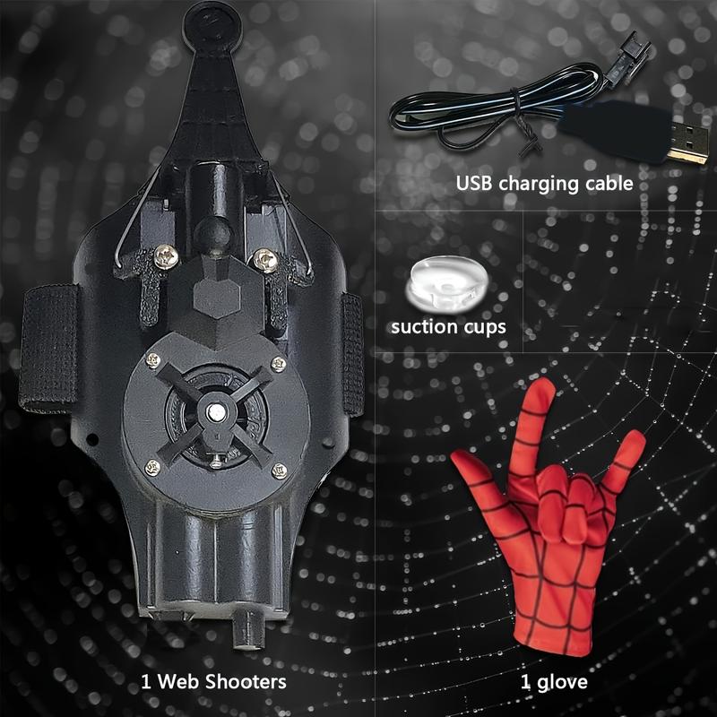 Web Launcher Spider Silk Shooting Toy, Cool Gadget, Role Play Fun Toy