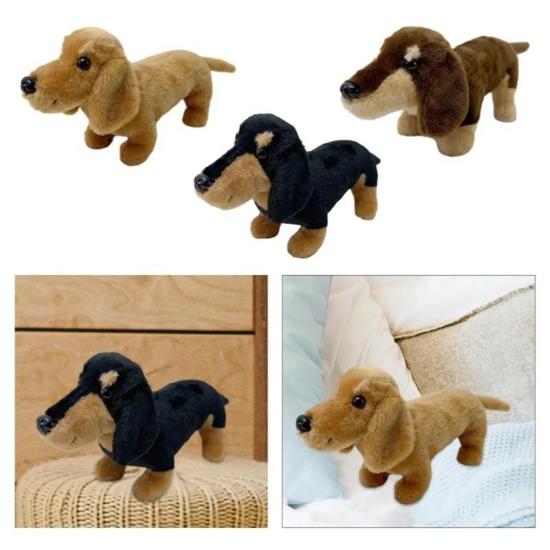 Dachshund doll funny animal dog ornaments plush birthday girlfriend gift