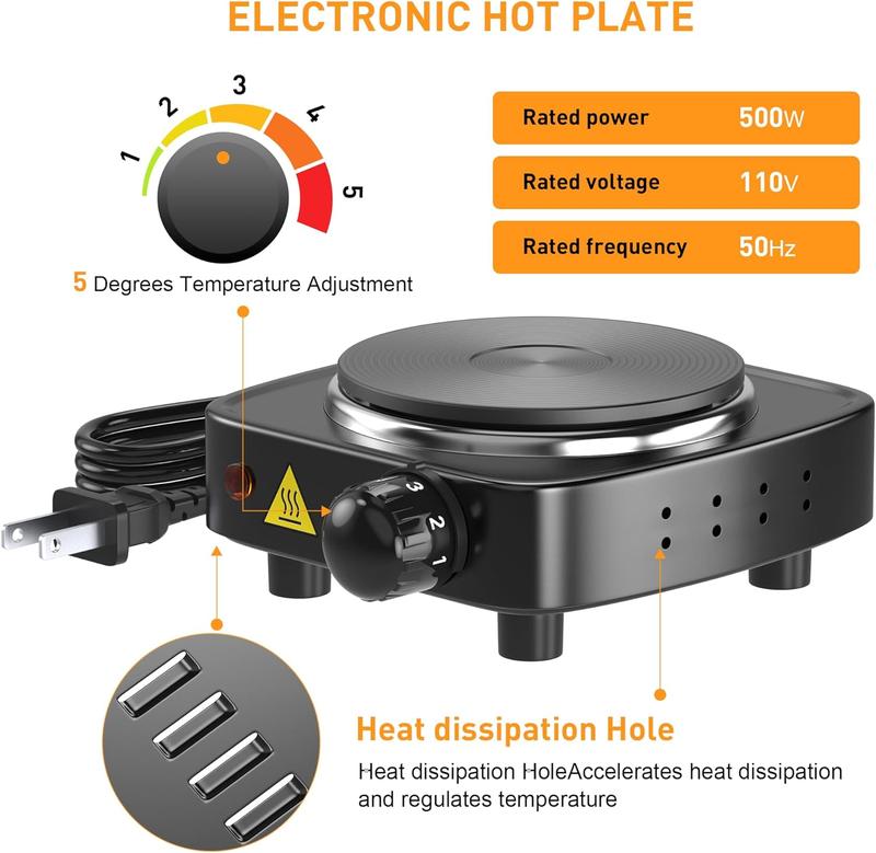 Ohcans Candle Making Kit with Electronic Hot Plate, Candle Making Kit for Adults, DIY Starter Candle Making Supplies, with 900ml Candle Pouring Pot, Stirring Spoon, Wicks Holder, Thermometers