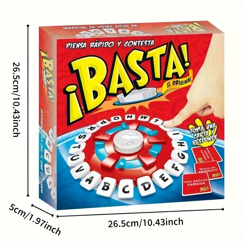 Basta Fully Interactive Board Game, A Unique Strategy Board Game, A Word Game That Stimulates Thinking And Challenges Speed, Suitable For Family Educational Games For Ages 14+