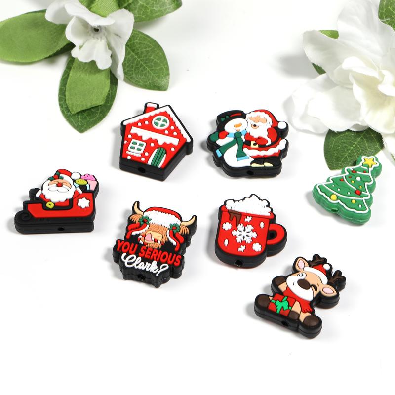 Silicone Focal Beads for Pens, Cute Character Beads for Keychains DIY Bracele Jewelry Making