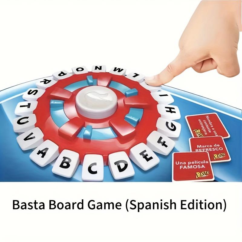 Basta Fully Interactive Board Game, A Unique Strategy Board Game, A Word Game That Stimulates Thinking And Challenges Speed, Suitable For Family Educational Games For Ages 14+