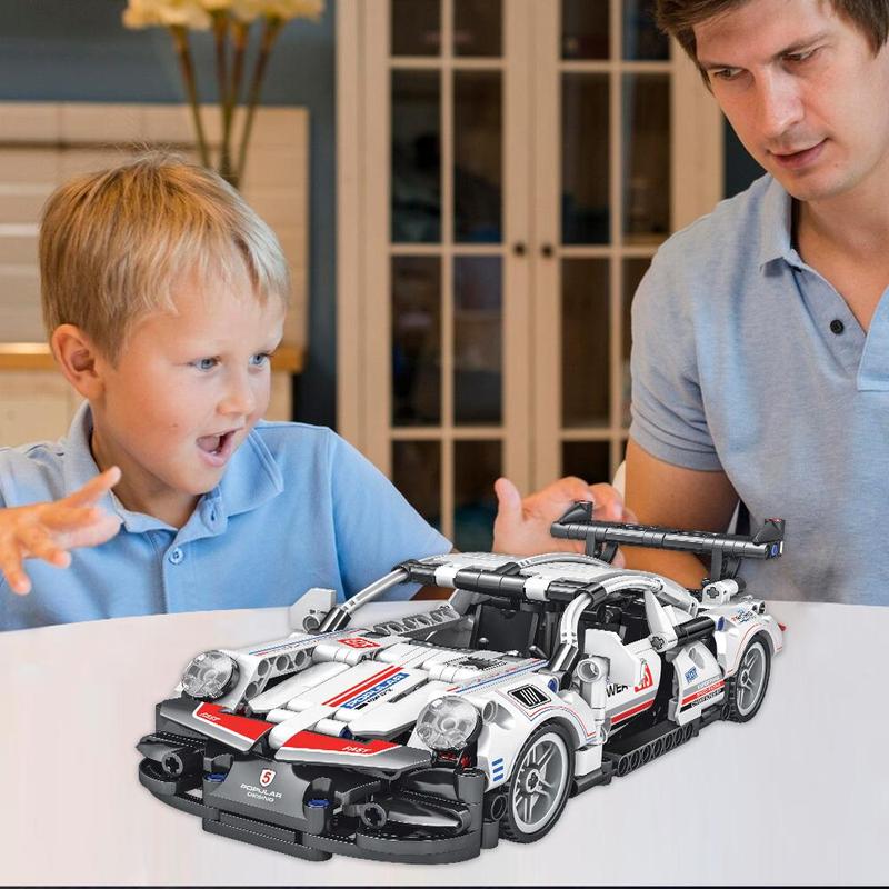 Super Racing Car Building Blocks (492pcs box), Sports Cars Model Bricks Assembly Toys, Educational Toys for Kids