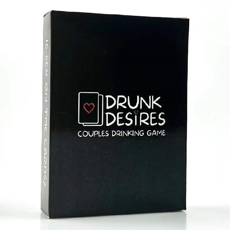 Drunk Desires - Game Night Card Games, Couples Card Game, Drinking Games Card, Including 50 Cards, A Game For Adults, Couples, Make Your Nights More Fun