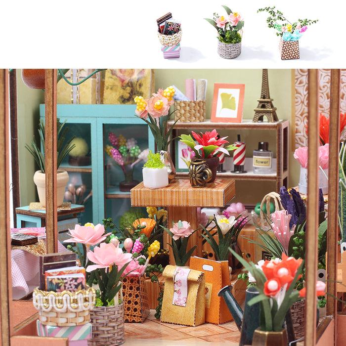 Create Your Own Flower Oasis with DIY Miniature Jenny Greenhouse - Wooden Dollhouse Kit - Doll Houses & Playsets