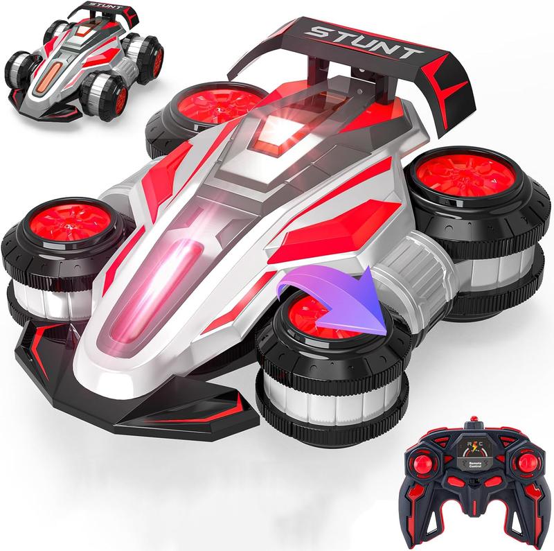 Drift Remote Control Stunt Car, 2.4GHz 4WD, 360 Degree Rotation, Lights & Music Vehicle Toys for Boys & Girls