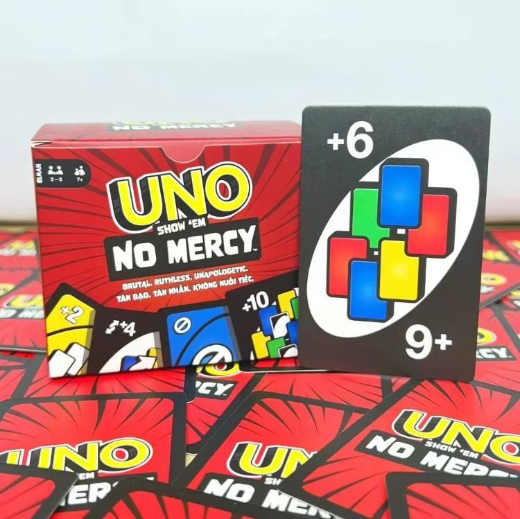 Boardgame card game UNO NOMERCY the game upgrades the harsh rules Show 'em No Mercy