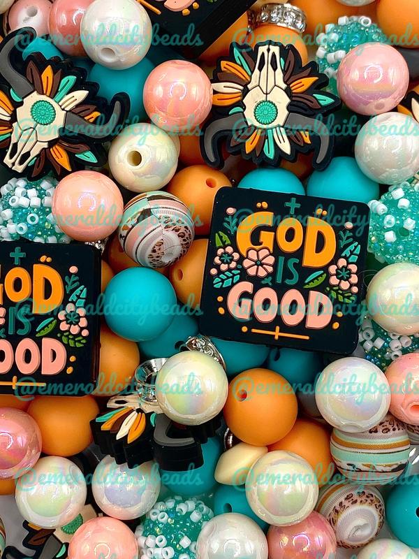 30pcs Bead Bundle 120 | God Is Good | Christian Beads | Jesus Beads