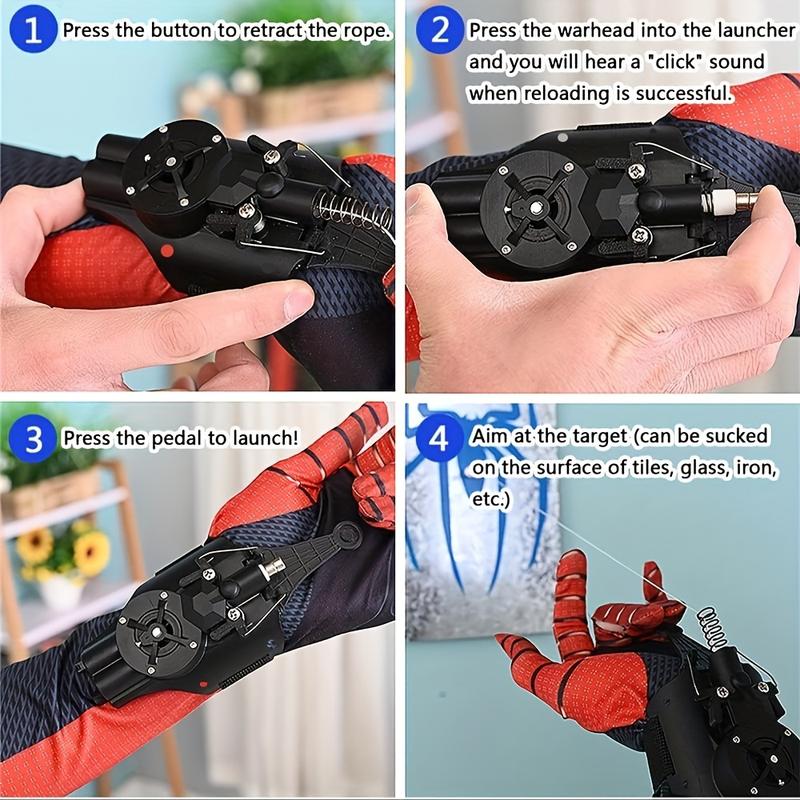 Web Launcher Spider Silk Shooting Toy, Cool Gadget, Role Play Fun Toy