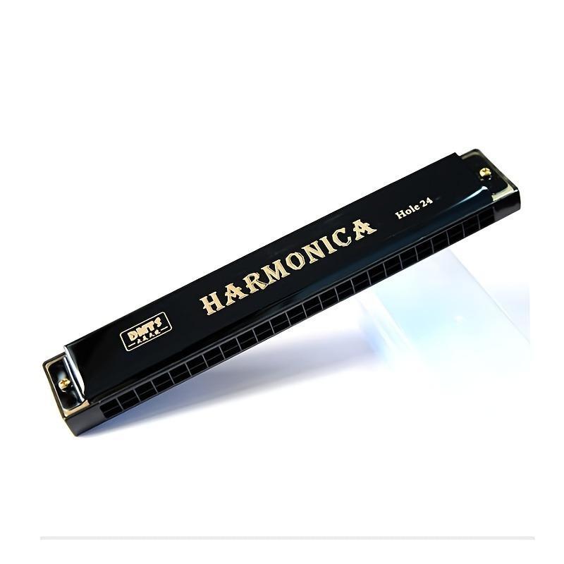 Travel Harmonica for Kids, Portable 24 Holes Harmonica Toys for Adults for Beginner, Musical Instruments & Accessories