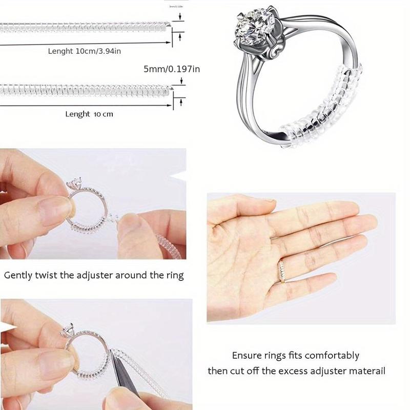 Jewelry Sizer, Portable Ring Size Adjuster for Loose Ring, Ring Spacer, DIY Handmade Tool for Bracelet Necklace Earring