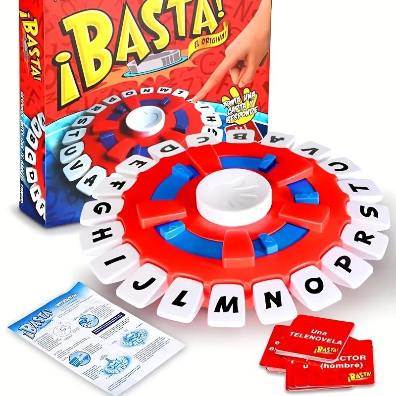 Basta Fully Interactive Board Game, A Unique Strategy Board Game, A Word Game That Stimulates Thinking And Challenges Speed, Suitable For Family Educational Games For Ages 14+