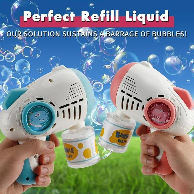 Bubble Concentrated Solution, 1 L  33.8 OZ Bubble Refill Solution Up to 2.5 Gallon for Kids Bubble Machine, Giant Bubble Wand, Bubble Gun Blower