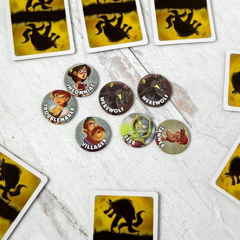 Werewolf Game, 1 Box One Night Ultimate Werewolf Game, Creative Small Gift, Holiday Game, Birthday Party Supplies, Birthday Gift