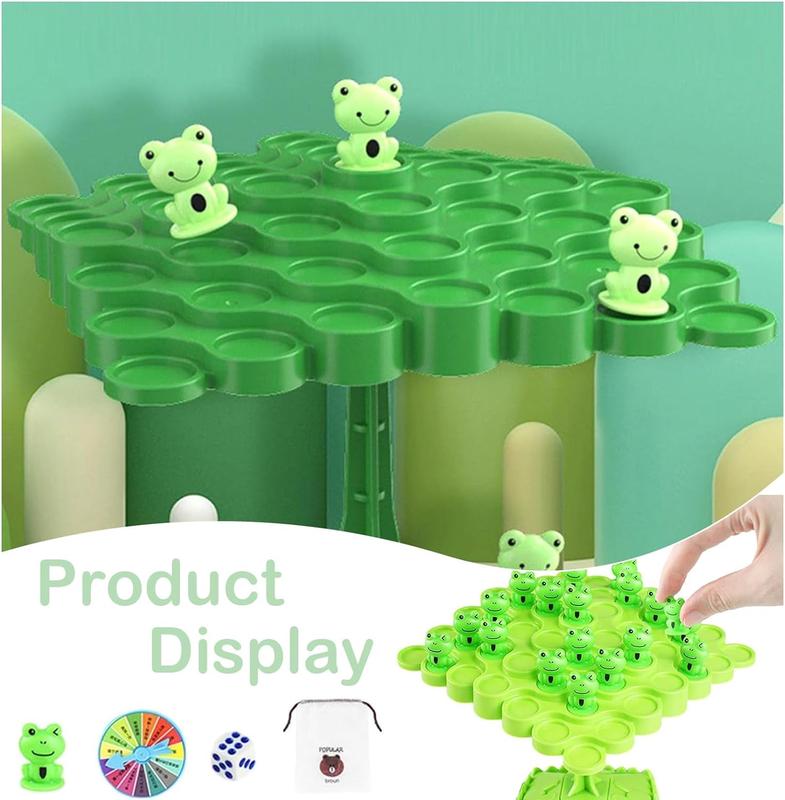 Montessori Frog Balance Tree Educational Toys - Two-Player Balanced Tree Board Game for Children - Desktop Game Gift for Boys and Girls