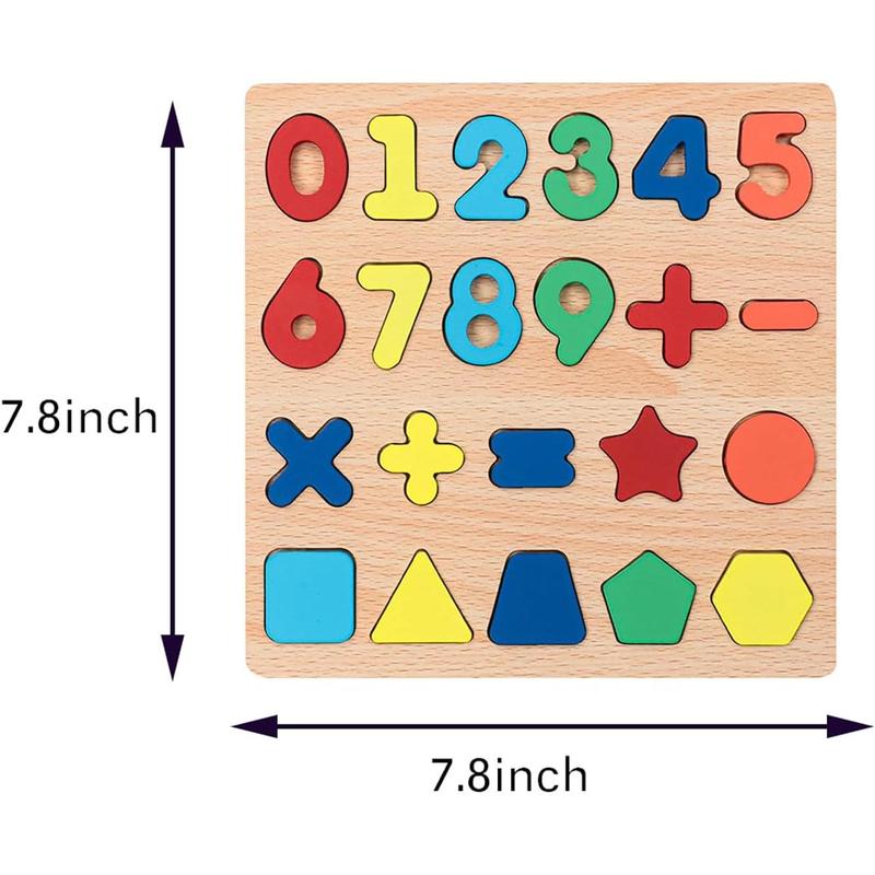 Wooden puzzles for kids, set of 2, alphabet shape puzzles for kids, wooden kids puzzles, wooden alphabet number shape puzzles for boys and girls