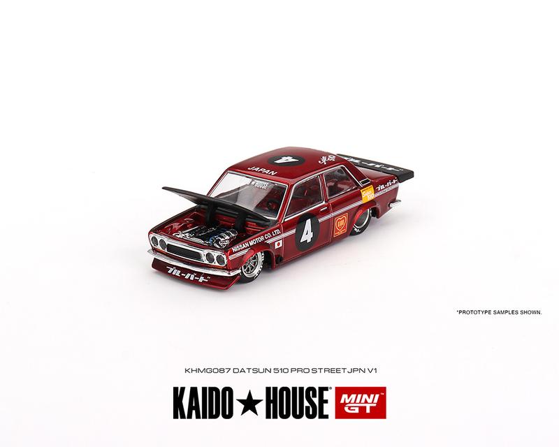 Kaido House x Mini GT 1:64 Datsun 510 Pro Street JPN V1