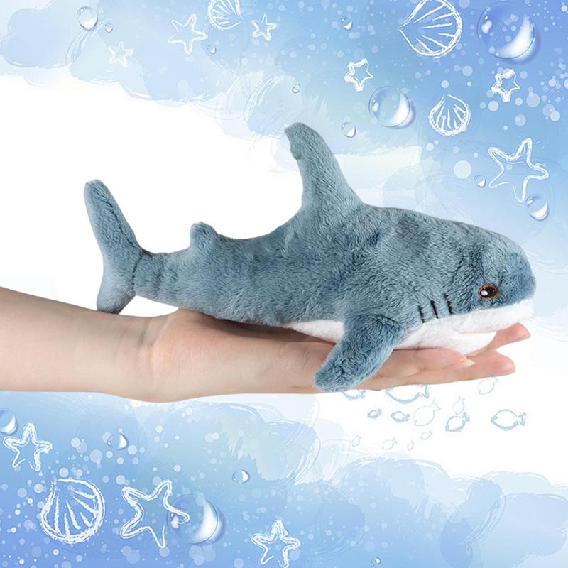 Home Giant Shark Stuffed Toys, 5 Counts set Soft Plush Pillows, Creative Comfort Animal Plushie Doll Pillow for Room Decor, Fun Birthday Gift, Sofa Ornaments,  Stuffed Animals