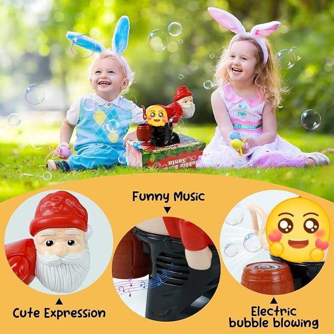 Farting Santa Claus Christmas Bubble Machine Great Gift ldea for kids bubble blower machine