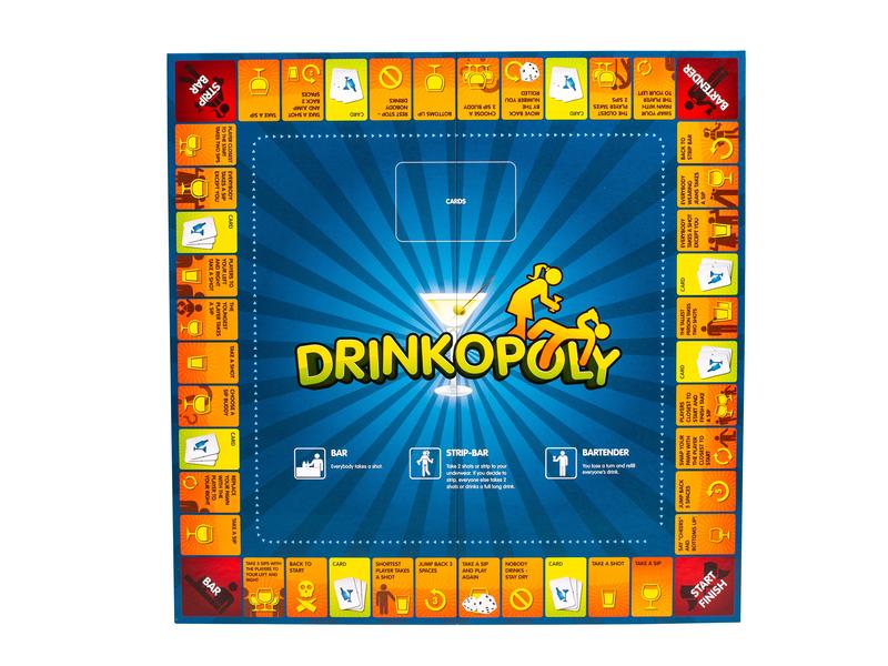 Drinkopoly: The Ultimate Adult Party Game for Ages 21+