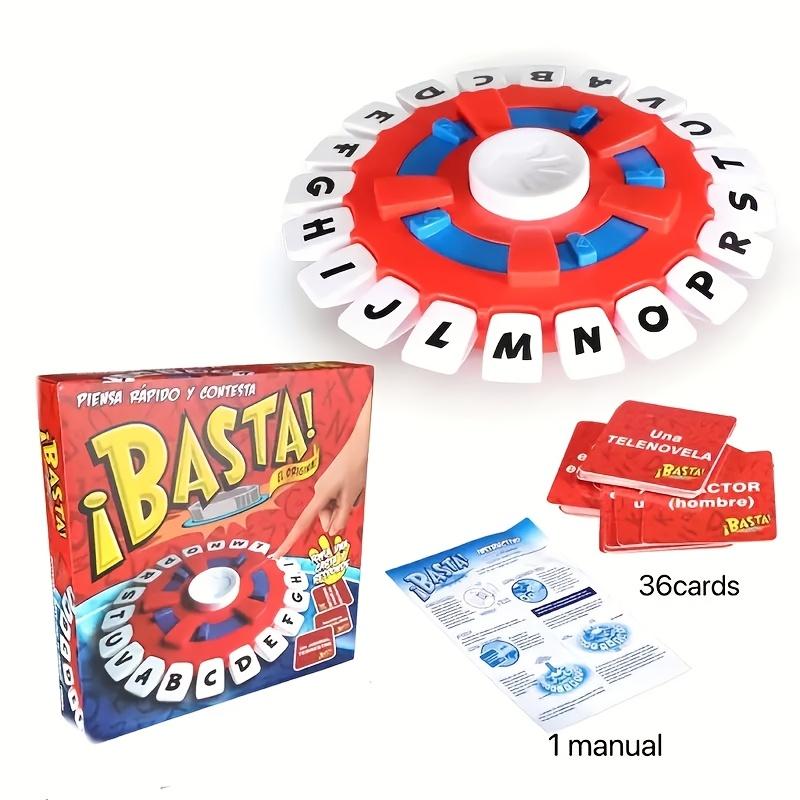 Basta Fully Interactive Board Game, A Unique Strategy Board Game, A Word Game That Stimulates Thinking And Challenges Speed, Suitable For Family Educational Games For Ages 14+