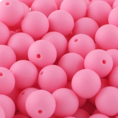 30 Count 15mm Silicone Beads Beading Pen Beading Crafting Keychains Wristlet Multiple Color Options wholesale