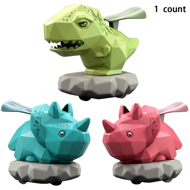 Cute Dinosaur Design Press Inertia Sliding Car, Collision Resistance Dino Inertia Car Toy, Creative Cartoon Sliding Toys for Gifts