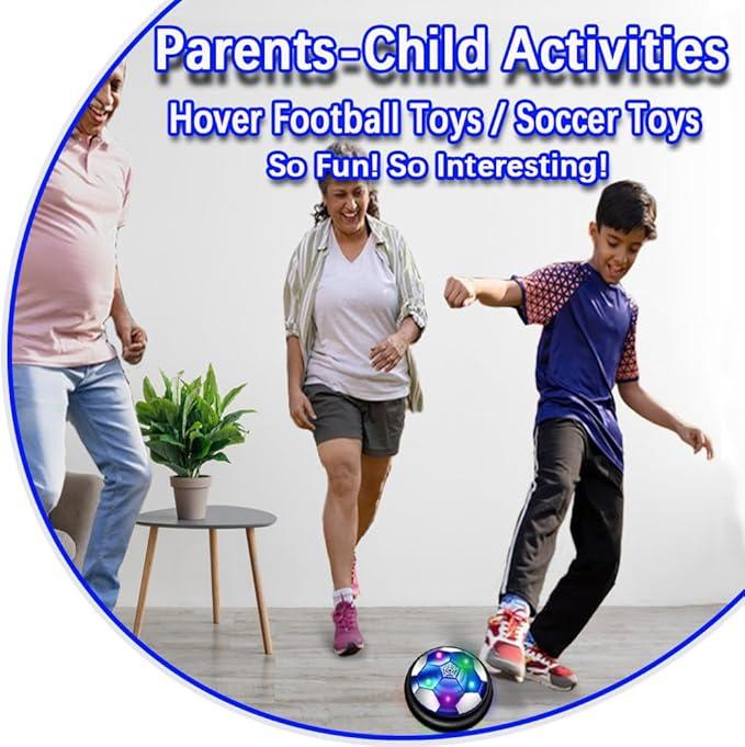 Kids Toys Air Power Football for 3-12 Old Girls Boys Birthday Presents Children Toys Training Toys Floating Soccer Toys for Kids Ball with LED Light Indoor Outdoor Play hover  ball LED Light christmas gifts