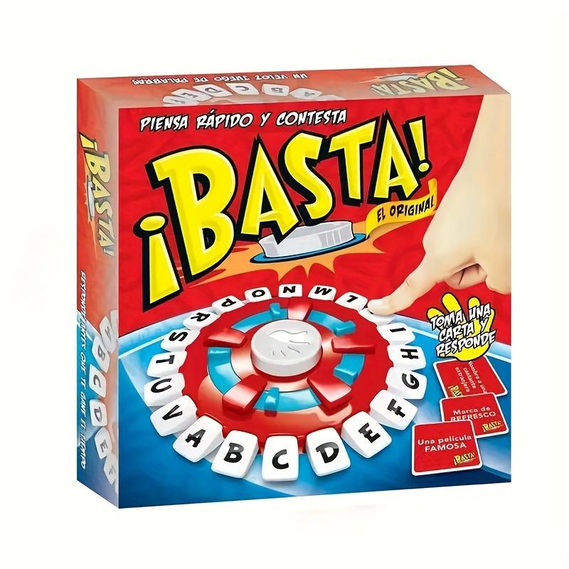 Basta Fully Interactive Board Game, A Unique Strategy Board Game, A Word Game That Stimulates Thinking And Challenges Speed, Suitable For Family Educational Games For Ages 14+