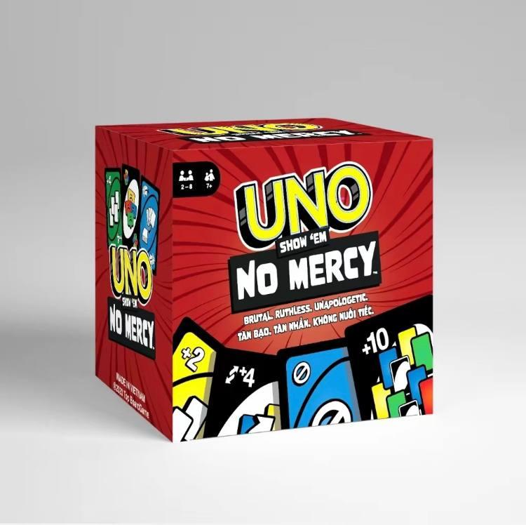 Boardgame card game UNO NOMERCY the game upgrades the harsh rules Show 'em No Mercy